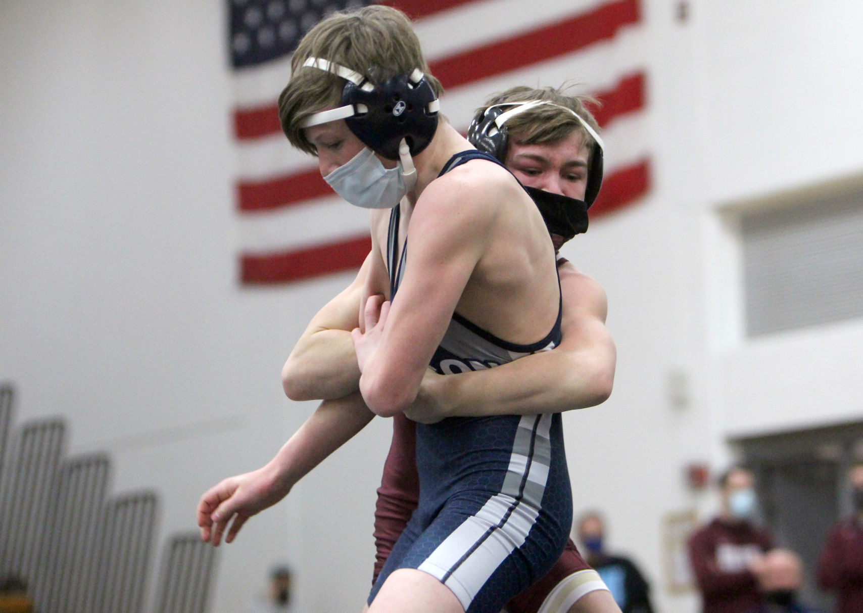 Division 1 prep wrestling sectionals at Eau Claire North 1-30-21